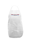 USA Stripes Vintage Adult Apron-Bib Apron-TooLoud-White-One-Size-Davson Sales