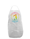 Mermaids Have More Fun - Beachy Colors Adult Apron-Bib Apron-TooLoud-White-One-Size-Davson Sales