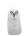 Aries Symbol Adult Apron-Bib Apron-TooLoud-White-One-Size-Davson Sales