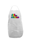 I Heart My Girlfriend - Rainbow Adult Apron-Bib Apron-TooLoud-White-One-Size-Davson Sales