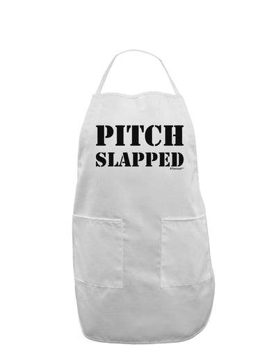 Pitch Slapped Adult Apron-Bib Apron-TooLoud-White-One-Size-Davson Sales