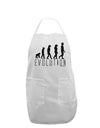 Evolution of Man Adult Apron by TooLoud-Bib Apron-TooLoud-White-One-Size-Davson Sales