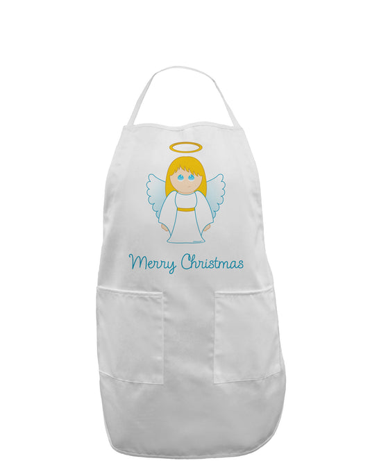 Merry Christmas Cute Angel Girl Adult Apron-Bib Apron-TooLoud-White-One-Size-Davson Sales