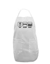 Eat Sleep Rave Adult Apron by TooLoud-Bib Apron-TooLoud-White-One-Size-Davson Sales