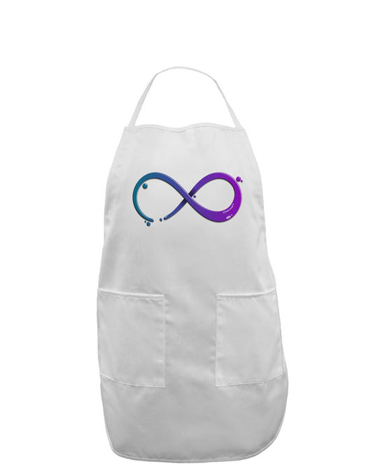 Painted Infinity Adult Apron-Bib Apron-TooLoud-White-One-Size-Davson Sales