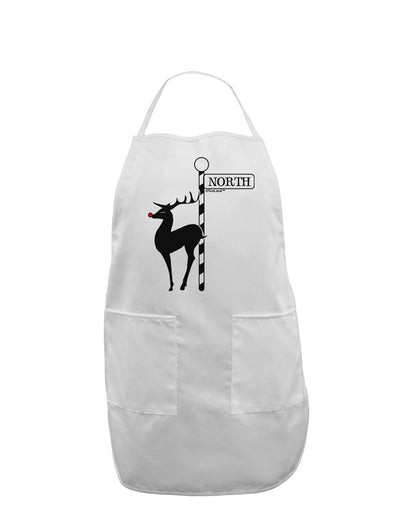 Rudolf the Ratchet Reindeer Adult Apron-Bib Apron-TooLoud-White-One-Size-Davson Sales