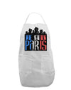 Je Suis Paris - Strong Adult Apron by-Bib Apron-TooLoud-White-One-Size-Davson Sales