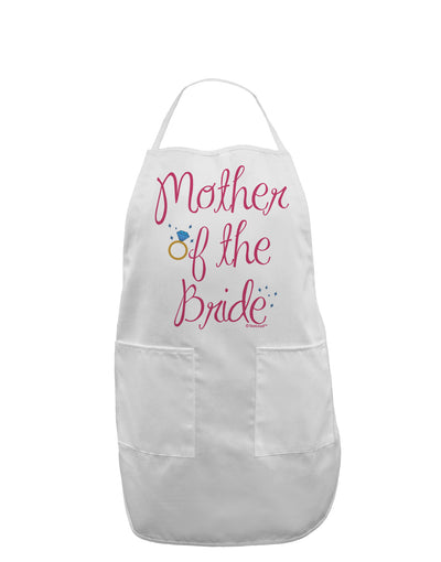 Mother of the Bride - Diamond - Color Adult Apron-Bib Apron-TooLoud-White-One-Size-Davson Sales