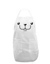 Kyu-T Face - Buckley the Beaver Adult Apron-Bib Apron-TooLoud-White-One-Size-Davson Sales