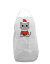 Mr. Whiskerton Santa Suit - Christmas Adult Apron by TooLoud-Bib Apron-TooLoud-White-One-Size-Davson Sales