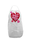 Happy Valentine's Day Romantic Hearts Adult Apron-Bib Apron-TooLoud-White-One-Size-Davson Sales