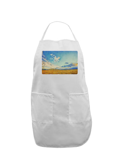 Garden of the Gods Watercolor Adult Apron-Bib Apron-TooLoud-White-One-Size-Davson Sales