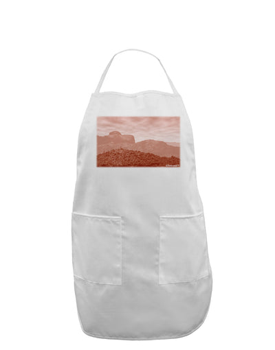 Red Planet Landscape Adult Apron-Bib Apron-TooLoud-White-One-Size-Davson Sales