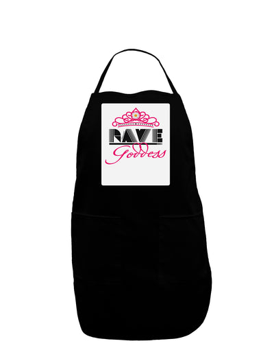 Rave Goddess Panel Dark Adult Apron-Bib Apron-TooLoud-Black-One-Size-Davson Sales