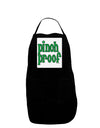 Pinch Proof - St. Patrick's Day Panel Dark Adult Apron by TooLoud-Bib Apron-TooLoud-Black-One-Size-Davson Sales
