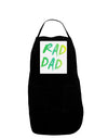 Rad Dad Design - 80s Neon Panel Dark Adult Apron-Bib Apron-TooLoud-Black-One-Size-Davson Sales