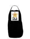 Cute Starfish - I am a Star Panel Dark Adult Apron by TooLoud-Bib Apron-TooLoud-Black-One-Size-Davson Sales