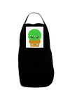 Cute Cactus Design Panel Dark Adult Apron by TooLoud-Bib Apron-TooLoud-Black-One-Size-Davson Sales