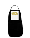 Lack of Faith Panel Dark Adult Apron-Bib Apron-TooLoud-Black-One-Size-Davson Sales