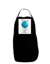 Birthstone Turquoise Panel Dark Adult Apron by TooLoud-Bib Apron-TooLoud-Black-One-Size-Davson Sales