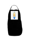 Starfish Surfboard Panel Dark Adult Apron by TooLoud-Bib Apron-TooLoud-Black-One-Size-Davson Sales