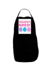 TooLoud Eggspert Hunter - Easter - Pink Panel Dark Adult Apron-Bib Apron-TooLoud-Black-One-Size-Davson Sales