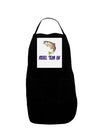 Rainbow Trout Reel Em In Panel Dark Adult Apron-Bib Apron-TooLoud-Black-One-Size-Davson Sales