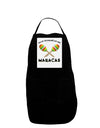 Stop Staring At My Maracas Panel Dark Adult Apron-Bib Apron-TooLoud-Black-One-Size-Davson Sales