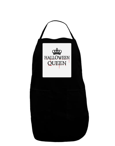 Halloween Queen Panel Dark Adult Apron by TooLoud-Bib Apron-TooLoud-Black-One-Size-Davson Sales