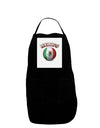 Soccer Ball Flag - Mexico Panel Dark Adult Apron-Bib Apron-TooLoud-Black-One-Size-Davson Sales