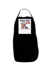 Trump - Hell Toupee Panel Dark Adult Apron-Bib Apron-TooLoud-Black-One-Size-Davson Sales