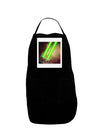 Laser Eyes Cat in Space Design Panel Dark Adult Apron by TooLoud-Bib Apron-TooLoud-Black-One-Size-Davson Sales