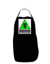 Warning May Contain Alcohol Panel Dark Adult Apron by TooLoud-Bib Apron-TooLoud-Black-One-Size-Davson Sales