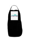 SoFlo - South Beach Style Design Panel Dark Adult Apron by TooLoud-Bib Apron-TooLoud-Black-One-Size-Davson Sales