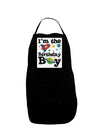 I'm the Birthday Boy - Outer Space Design Panel Dark Adult Apron by TooLoud-Bib Apron-TooLoud-Black-One-Size-Davson Sales