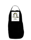 Libra Symbol Panel Dark Adult Apron-Bib Apron-TooLoud-Black-One-Size-Davson Sales