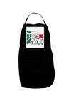 Mexico Eagle Symbol - Mexican Flag - Mexico Panel Dark Adult Apron by TooLoud-Bib Apron-TooLoud-Black-One-Size-Davson Sales