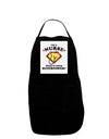 Nurse - Superpower Panel Dark Adult Apron-Bib Apron-TooLoud-Black-One-Size-Davson Sales