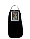 Rare Bird - Colorful Feather Panel Dark Adult Apron-Bib Apron-TooLoud-Black-One-Size-Davson Sales