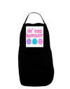 Lil' Egg Hunter - Easter - Pink Panel Dark Adult Apron by TooLoud-Bib Apron-TooLoud-Black-One-Size-Davson Sales