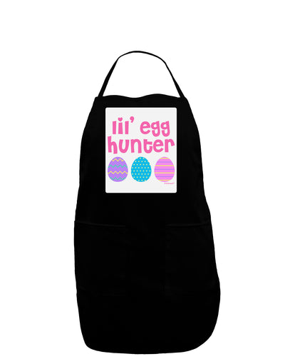 Lil' Egg Hunter - Easter - Pink Panel Dark Adult Apron by TooLoud-Bib Apron-TooLoud-Black-One-Size-Davson Sales