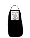 Dad of Veteran Panel Dark Adult Apron-Bib Apron-TooLoud-Black-One-Size-Davson Sales