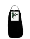 Jurassic Dinosaur Design 1 Panel Dark Adult Apron by TooLoud-Bib Apron-TooLoud-Black-One-Size-Davson Sales