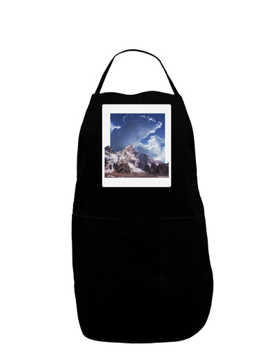 Mountain Pop Out Panel Dark Adult Apron by TooLoud-Bib Apron-TooLoud-Black-One-Size-Davson Sales