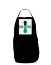 Nigeria Bobsled Panel Dark Adult Apron by TooLoud-Bib Apron-TooLoud-Black-One-Size-Davson Sales