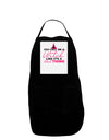 Witch - Bad Thing Text Panel Dark Adult Apron-Bib Apron-TooLoud-Black-One-Size-Davson Sales