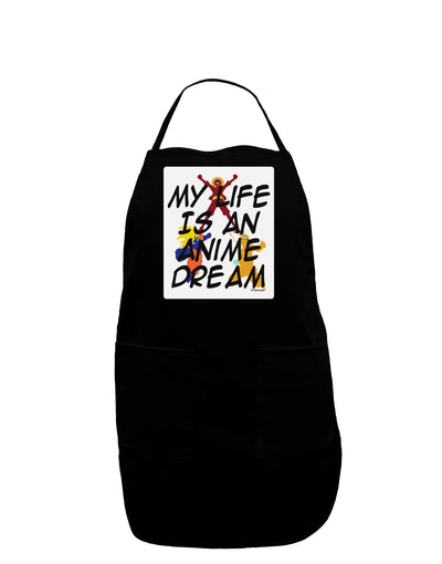 My Life Is An Anime Dream Panel Dark Adult Apron by TooLoud-Bib Apron-TooLoud-Black-One-Size-Davson Sales