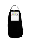 Cute Hatching Chicks Group Panel Dark Adult Apron by TooLoud-Bib Apron-TooLoud-Black-One-Size-Davson Sales