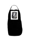 Charles Darwin In Space Panel Dark Adult Apron by TooLoud-Bib Apron-TooLoud-Black-One-Size-Davson Sales