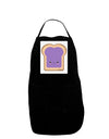 Cute Matching Design - PB and J - Jelly Panel Dark Adult Apron by TooLoud-Bib Apron-TooLoud-Black-One-Size-Davson Sales